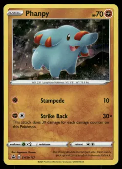 Pokemon Phanpy Sword & Shield Promo SWSH117 Cosmos Holo P NM/M - Image 1