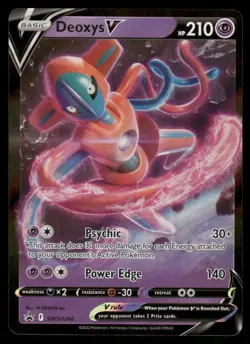 POKEMON DEOXYS V SWORD & SHIELD PROMO SWSH266 HOLO P NM/M - Image 1