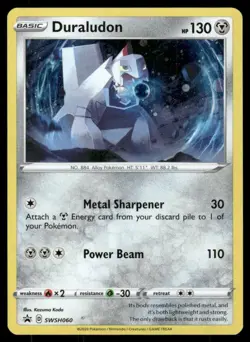 Pokemon Duraludon Sword & Shield Promo SWSH060 Cosmos Holo P NM/M - Image 1