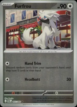 FURFROU 067/088 COMMON PERFECT ORDER POKEMON REVERSE HOLO NM - Image 1
