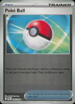 POKE BALL 080/088 COMMON PERFECT ORDER POKEMON REVERSE HOLO NM - Image 1