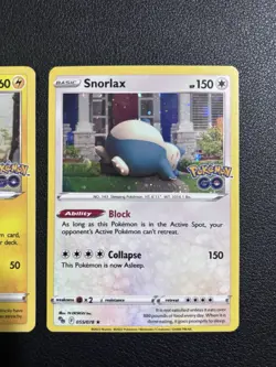 #SWSH234 Pikachu & Snorlax #55 Sword & Shield Pokemon GO Cosmos Holo 1 - Image 3