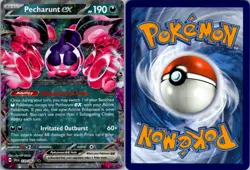 PECHARUNT EX 039/064 DOUBLE RARE SHROUDED FABLE POKEMON NM - Image 3