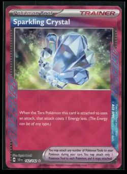 Sparkling Crystal 142/142 Stellar Crown Holo NM/M Pokemon - Image 1
