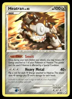 Heatran 30/146 Rare Legends Awakened Pokemon MP - Image 1