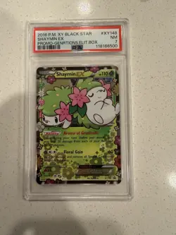 Pokemon TCG Shaymin EX Black Star Promo Card XY148 Holo - Image 1