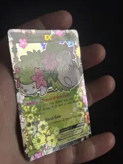 Pokemon TCG Shaymin EX Black Star Promo Holo Card XY148 XY Generations - Image 4
