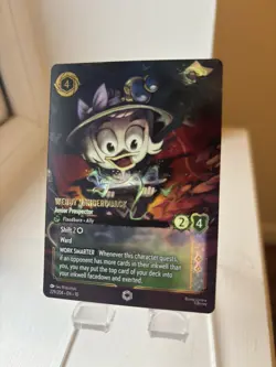 Disney Lorcana Webby Vanderquack Junior Prospector Enchanted 229/204 - Image 1
