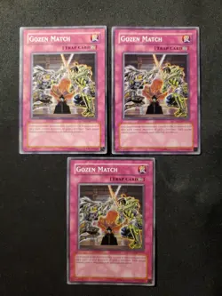 3X Gozen Match CSOC-EN079 - Yugioh Yu Gi Oh! 3 Playset NM VLP - Image 1