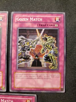 3X Gozen Match CSOC-EN079 - Yugioh Yu Gi Oh! 3 Playset NM VLP - Image 3