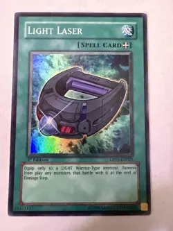Yugioh - Light Laser - Super - 1st - DP03-EN025 - LP - Image 1