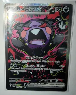 2026 Pokemon Pitch Black Morpeko ex SIR 177/084 Near Mint IN HAND SHIP TODAY - Image 1