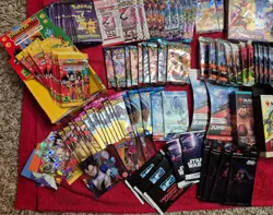 Pokemon Magic MTG Dragon Ball Star Wars Panini Vmax Japanese Sealed Packs - Image 4
