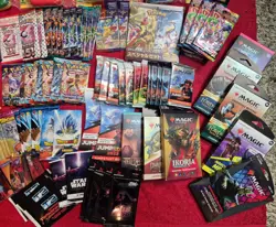 Pokemon Magic MTG Dragon Ball Star Wars Panini Vmax Japanese Sealed Packs - Image 5