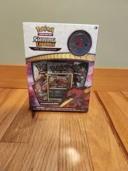 Pokemon TCG Shining Legends Pin Collection Pikachu & Zoroark, 2 Boxes, Sealed - Image 3