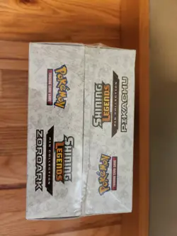 Pokemon TCG Shining Legends Pin Collection Pikachu & Zoroark, 2 Boxes, Sealed - Image 4