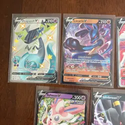 POKEMON V 11 CARD LOT - Rare Full Art Lot V’s - Greninja Pikachu Umbreon Espeon - Image 2