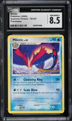 2009 Pokemon Platinum Supreme Victors Nilotic Prerelease 70/147 CGC 8.5 NM/MT+ - Image 1