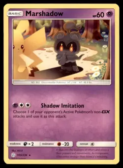 Marshadow 103/236 Rare Cosmic Eclipse Pokemon NM - Image 1
