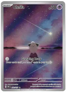 Cleffa 202/197 Holo Illustration Rare - Obsidian Flames - Pokemon TCG - Image 1
