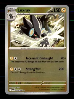 Luxray 028/088 Rare Perfect Order Pokemon Reverse Holo Near Mint - Image 1