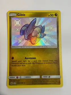 GIBLE SV38/SV94 SHINY RARE HIDDEN FATES SHINY VAULT POKEMON HOLO NM - Image 1