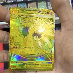 Mega Charizard X EX Hyper Rare 130/094 Phantasmal Flames Pokemon TCG NM - Image 1