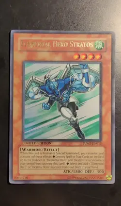 Elemental Hero Stratos JUMP-EN012 Shonen Jump Magazine Promos Limited Edition - Image 1