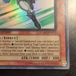 Elemental Hero Stratos JUMP-EN012 Shonen Jump Magazine Promos Limited Edition - Image 5