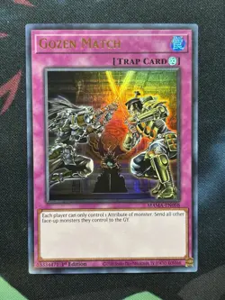 YuGiOh! - Gozen Match MAMA-EN098 Ultra Rare 1st Edition Near Mint - Image 1