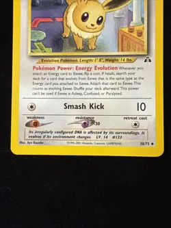 Eevee - Neo Discovery - 38/75 - Pokemon TCG - LP - Image 3