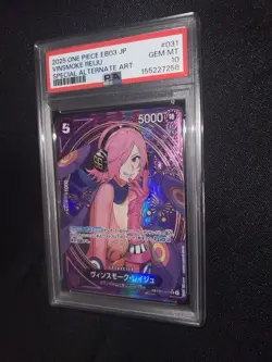 One Piece Japanese Vinsmoke Reiju SP EB03-031 Special Alternate Art PSA 10 - Image 2