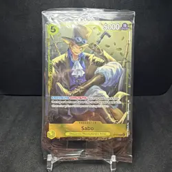 Sabo P-073 One Piece Promo Card Foil Sealed Tin Pack Vol.2 English - Image 1
