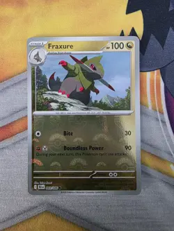 Fraxure Poke Ball Pattern 069/086 Common Pokemon TCG Black Bolt - Image 1