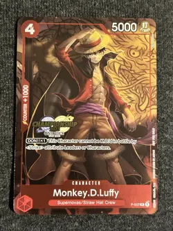 Monkey.D.Luffy (007) (CS 2023 Celebration Pack) P-007 One Piece Stamped Promo - Image 1