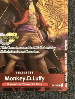 Monkey.D.Luffy (007) (CS 2023 Celebration Pack) P-007 One Piece Stamped Promo - Image 4