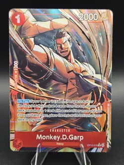 Monkey.D.Garp (Alt Art) OP13-016 - Carrying On His Will - Foil - One Piece - Image 1