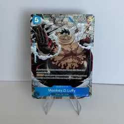 One Piece TCG Monkey.D.Luffy OP11-058 Carrying On His Will OP13 Treasure Rare - Image 2