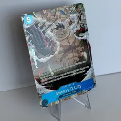 One Piece TCG Monkey.D.Luffy OP11-058 Carrying On His Will OP13 Treasure Rare - Image 3