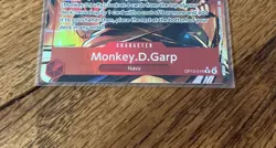 Monkey.D.Garp (Alternate Art) OP13-016 English Carrying On His Will - NM Foil - Image 4
