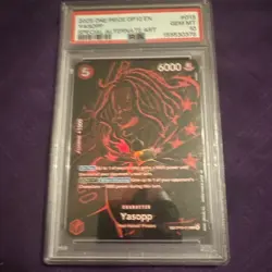 Bandai One Piece CCG Yasopp OP-12 #013 Special Alt Art Foil Eng PSA 10 - Image 1