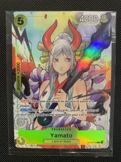 One Piece CCG Yamato Character ST13-016 Promo Foil Eng Common 4000/5 Cost SEALED - Image 2