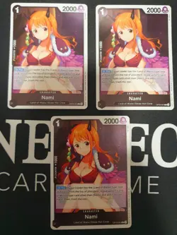 🔥4x Nami OP16-091 R The Time of Battle Foil English One Piece NM 🔥 - Image 1