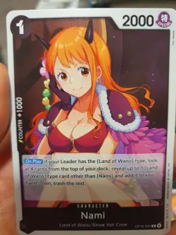 🔥4x Nami OP16-091 R The Time of Battle Foil English One Piece NM 🔥 - Image 3
