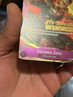 Roronoa Zoro (OP-06 Pre-Release Tournament) [Winner] P-045 One Piece.. MP - Image 4