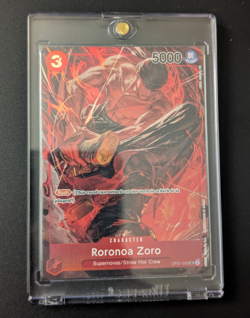 *PRE-ERRATA* Roronoa Zoro OP01-025 Romance Dawn Parallel Art - Mint - Image 1