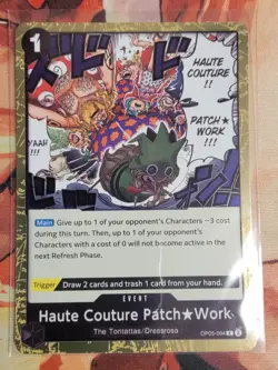 One Piece CCG Haute Couture Patch Work OP05-094 R Awakening of the New Era Foil - Image 1