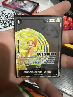 One Piece TCG Winner Promo Miss.Valentine - Image 1