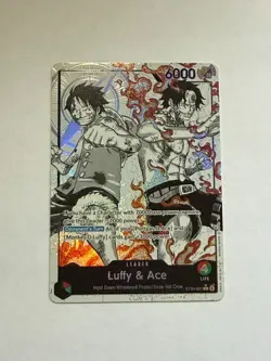Luffy & Ace Leader: Luffy & Ace ST30-001 Alt Art L , & Luffy Alt Art Parallel!! - Image 2