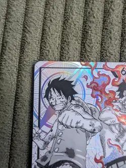 ST30-001 Luffy & Ace (Parallel) ENGLISH One Piece TCG BGS BLACK LABEL WORTHY - Image 2